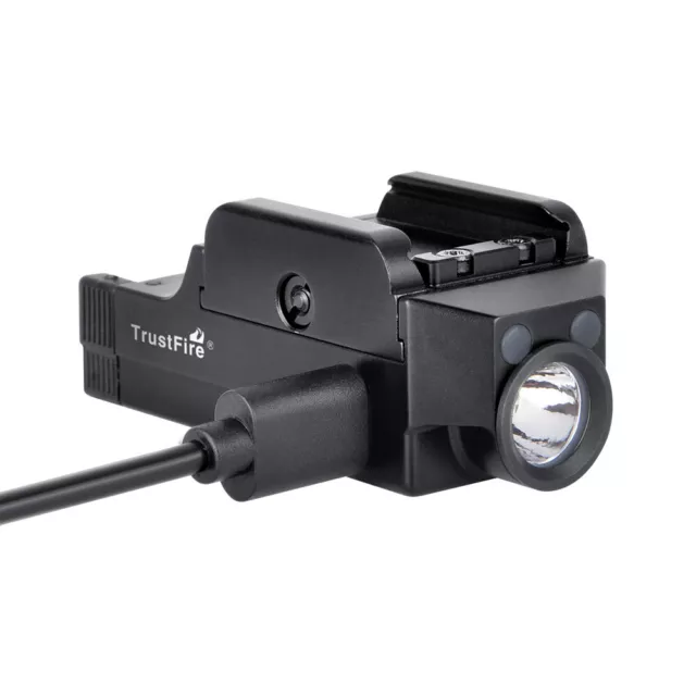 TrustFire GM21 Pistol Light 510 Lumens Gl ock Weapon Rail Mounted Flashlight