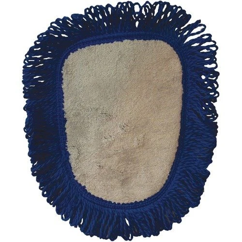 Genuine Joe Mop, Wedge, Microfiber, 4"Wx4"L, Blue/Gray (GJO03124)
