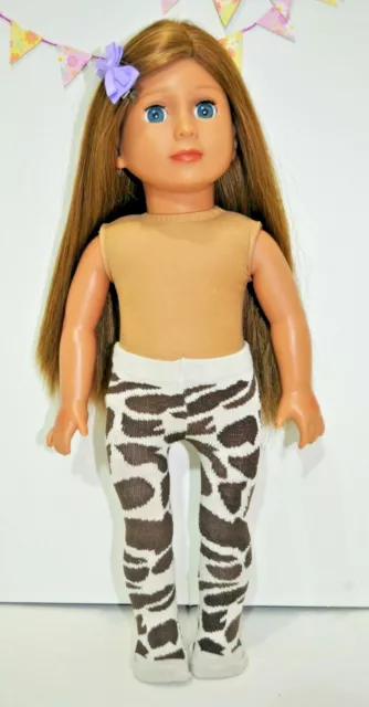 18" Doll Clothes For American Girl Dolls Our Generation Baby Born Animal Tights