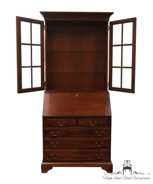 JASPER CABINET Co. Solid Cherry Traditional Style 36" Secretary Desk w. Displ... 3