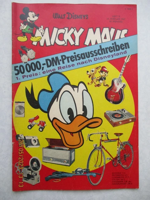 Micky Maus, Heft 8 von 1967 mit Sammelpunkt
