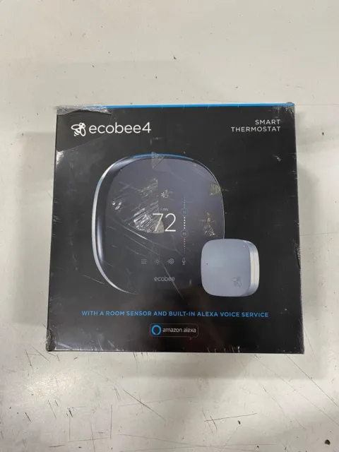 ecobee ecobee4 Smart Programmable Thermostat - Black (EB-STATE4-01)
