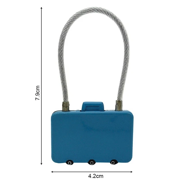 Zinc Alloy Combination Lock Hardware Lock New Padlock  Suitcase Bag 2