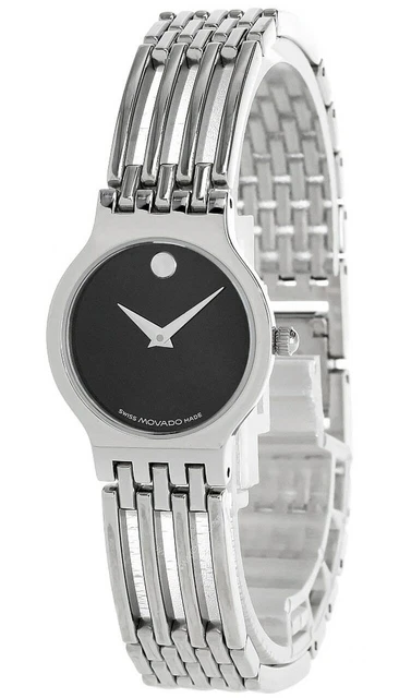 Orologio da donna MOVADO Esperanza Inox Quadrante Museo Nero 0603955