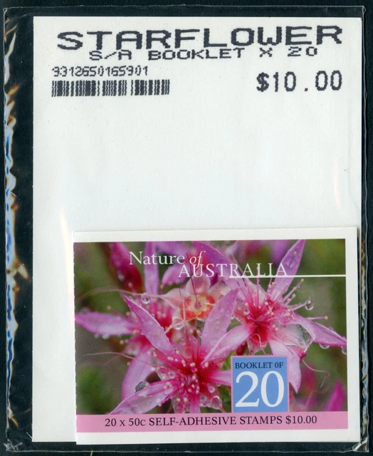 AUSTRALIA 2003 Desert Star Flower Booklet 20 x 50c SB158 Unopened AP Package MNH