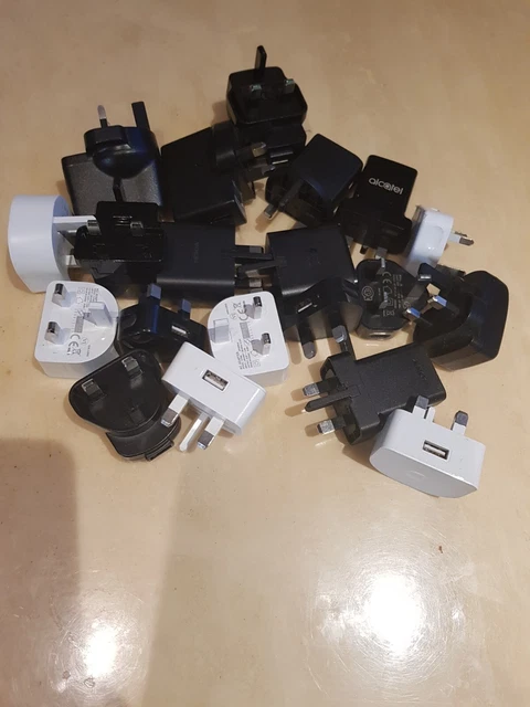 Job Lot Of 20 Used Charging Plugs