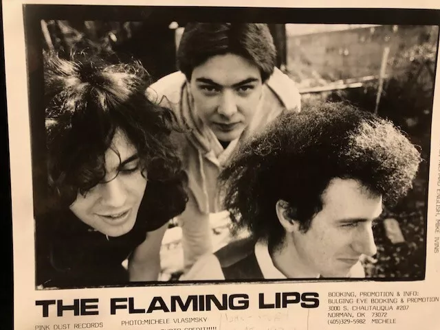 Flaming Lips promo photo, 1985/86 w/Richard English