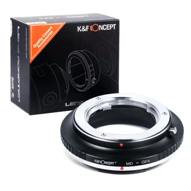 K&F Adaptateur Minolta Md Objectif Sur Fuji GFX Mount Appareil Photo Lentille