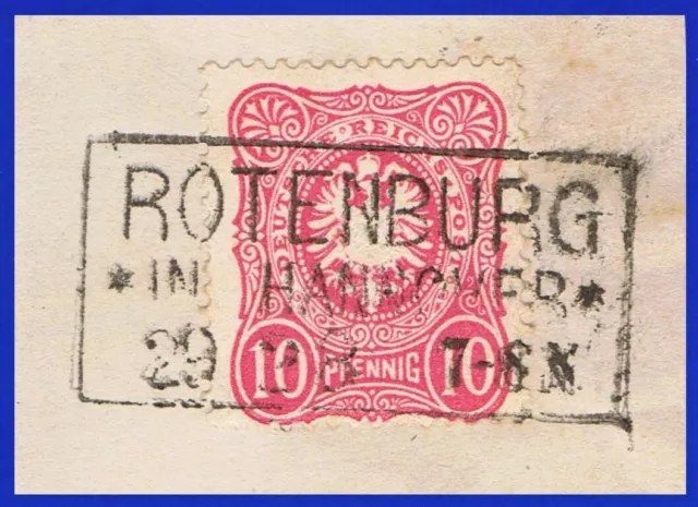 Nr. 41 TOP-Stempel Rotenburg in Hannover, R3, (Wümme), Stade, Niedersachsen,