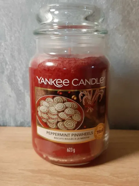 Yankee Candle Duftkerze Peppermint Pinwheels 623g