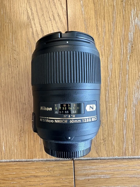 Near Mint Nikon AF-S FX Micro-NIKKOR  60mm f/2.8G ED Macro Lens. Perfect !!!