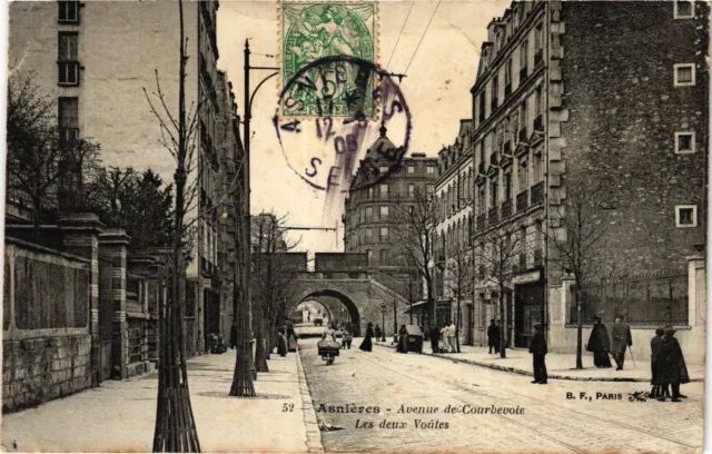 CPA ASNIERES Avenue de Courbevoie-Les deux Voutes (413566)