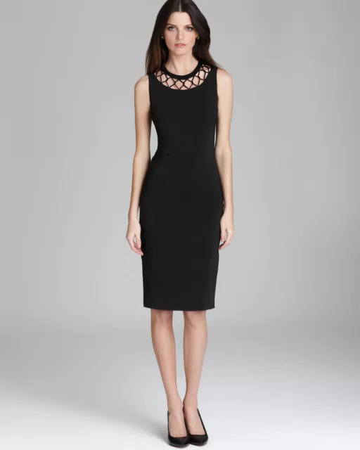 Raoul Black Cyane Cutout Bodycon Ponte Elegant Formal Dress. NWT Sz.8 $560 2