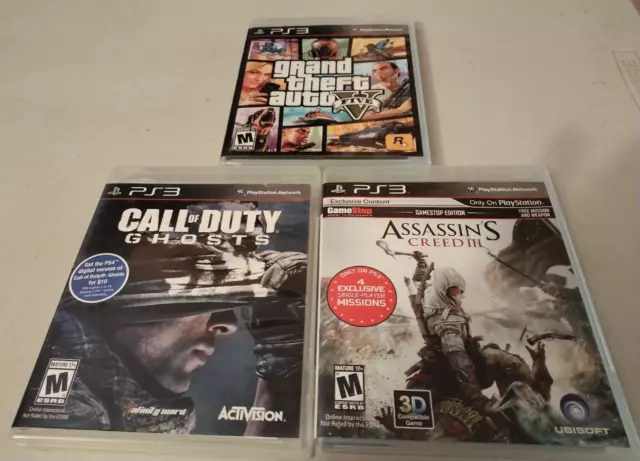 Ps3-Xbox, Call Of Duty, Grand Theft Auto, Madden Football, Variety Of 9 Games