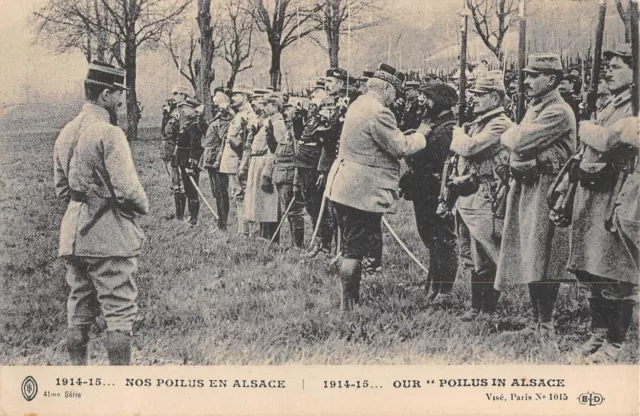 Cpa Guerre Nos Poilus In Alsace
