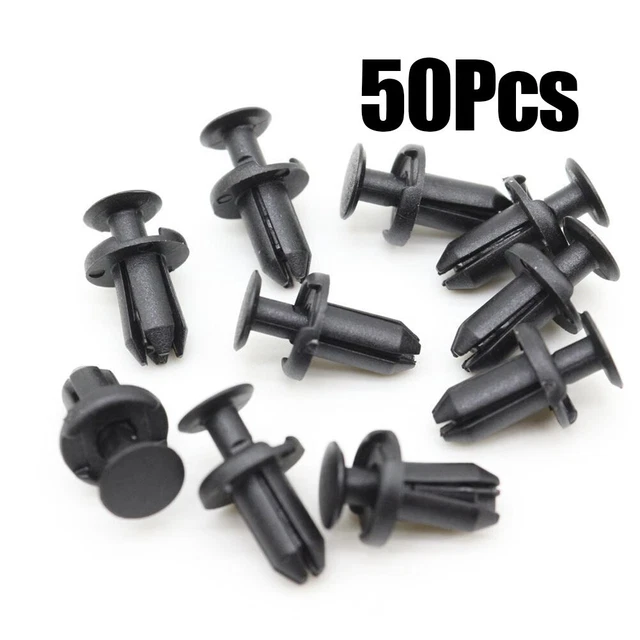 Haute Qualité Pince Léger Remplacement Noir Durable 10mm Pare-Choc Trou
