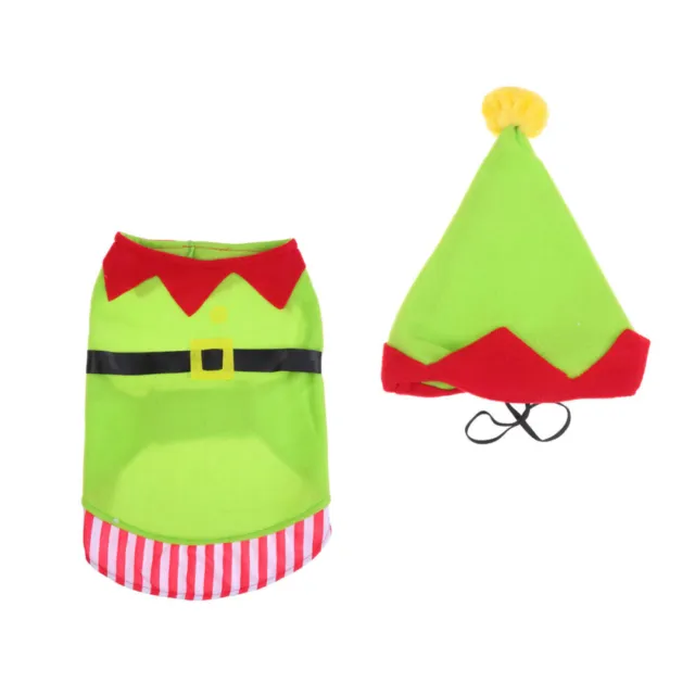 Costume Da Cane Vacanza Babbo Natale Per Animali Domestici Cappello Vestiti