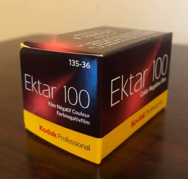 1 Roll of Kodak Ektar 100 Color Negative Film 36 Exposure 35mm Film