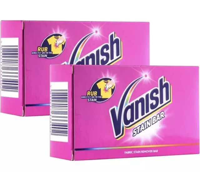 2 x Vanish Stain Remover Bars - Brand New - Same Day Dispatch