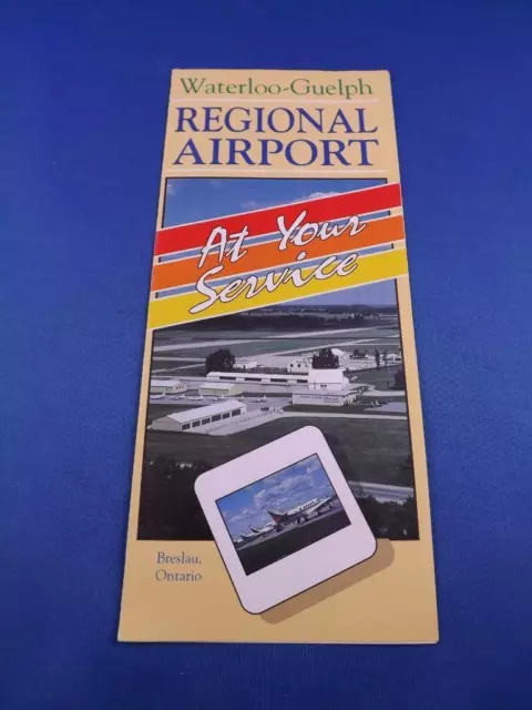 Waterloo Guelph Regional Airport Advertising Brochure At Your Service Planes