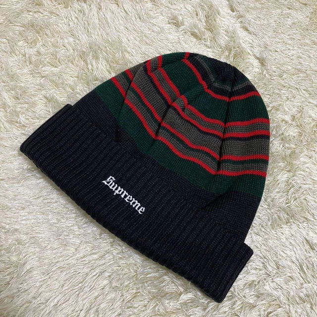 Supreme #19 Multi Stripe Beanie Knit