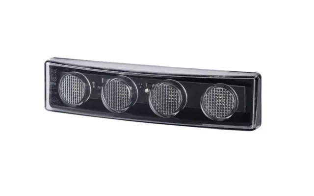 #1x Weiß Marker Lampe Vorne Klar LED Visier DRL Cab Scania R/G/P Lastwagen