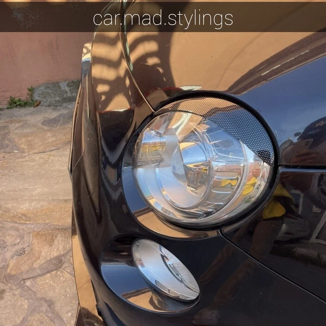 Carbon Eyebrows to fit FIAT 500/595 C.M.S Design/Eyelids/Abarth