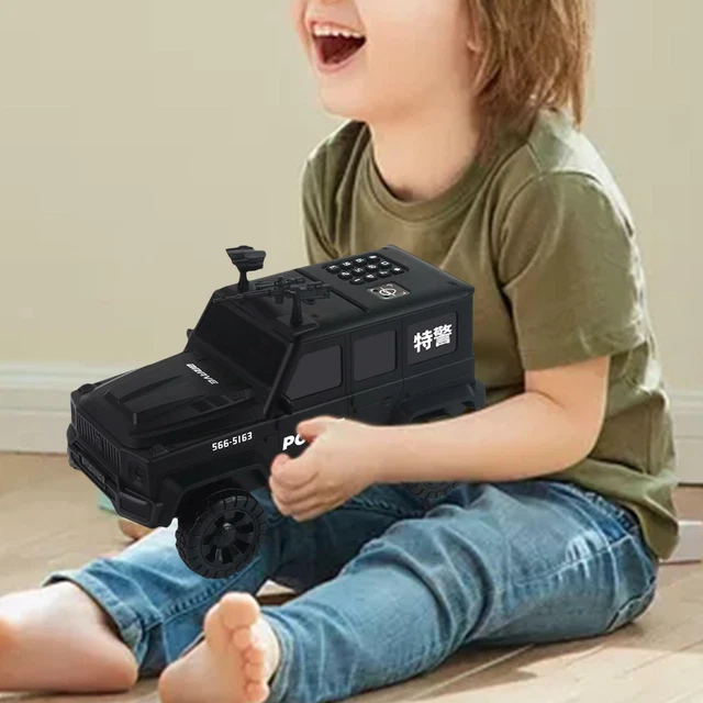 Cartoon Piggy Bank Automatic Rolling Car Model Toy for Kids Over 3 Children