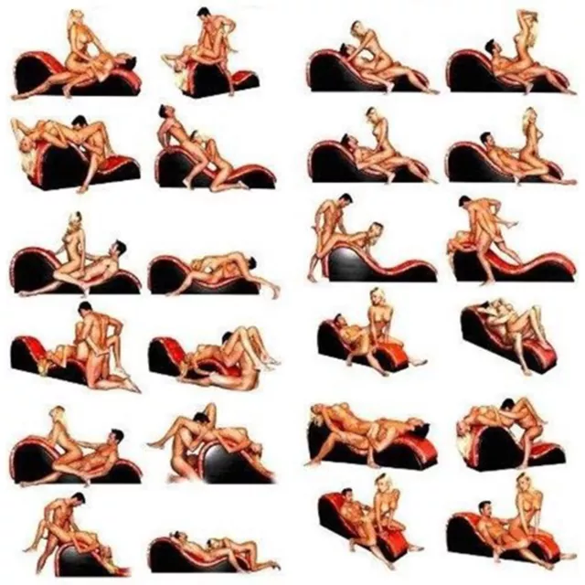 Siège de sexe pour couples Positions Conçu pour flexibilité et le plaisir BLANC