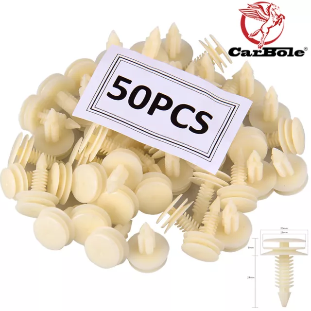 50Pcs Car Door Panel Retainer Pin Clips Rivet For GM 15960325 GMC & Chevrolet