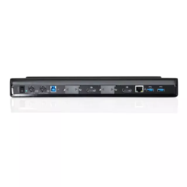 Targus ACP7703AUZ USB 3.0 2K Dual DisplayPort Docking Station w/PSU