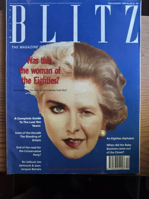 Madonna Blitz Magazine December 1989