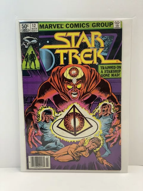 Star Trek Issue #12 1981 Marvel Comic Captain Kirk Mister Spock NEWSSTAND RARE