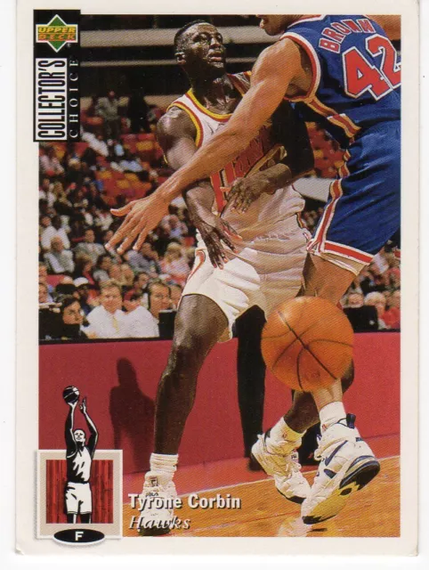 figurina CARD BASKET NBA 1993/94 NEW numero 426 TYRONE CORBIN