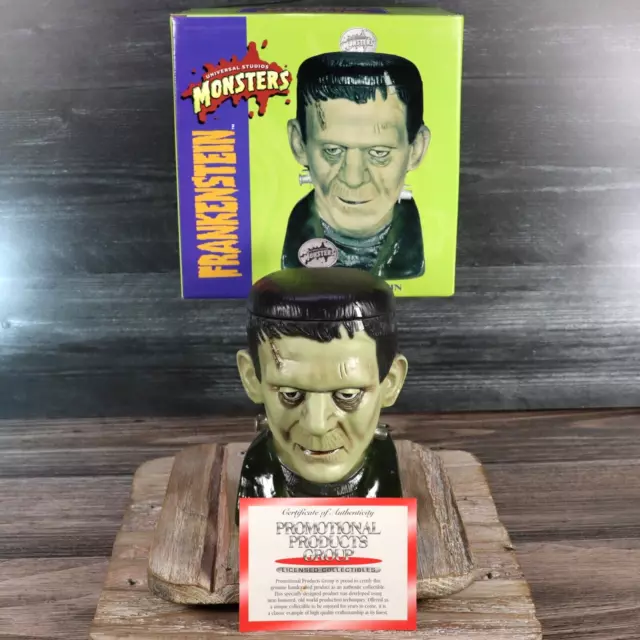 Frankenstein Universal Monsters Stein LE 804/10000 Anheuser-Busch NOS COA 1999