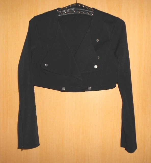 Boléro (veste) LMV La Mode Est À Vous - Taille 40, Couleur Noire, Neuf Sans étiquettes, Fabriqué En France