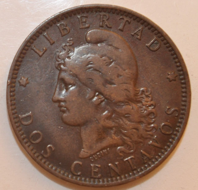 1892  2 Centavos  Argentina Lot 101