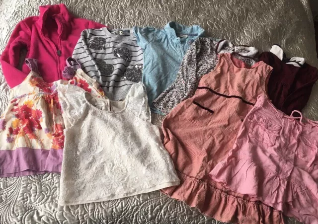 Mini Boden Next Monsoon Bundle Girls Dress Tshirt Top Jumper Jacket 7-8 Years