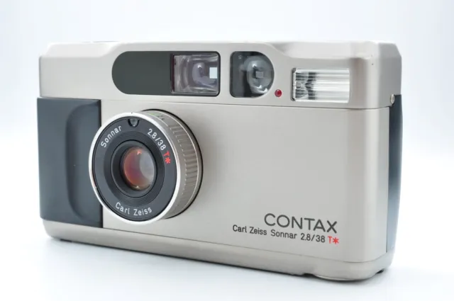 [Near Mint+] Contax T2 Titan Silver 35mm Point & Shoot Film Camera Japan 10619