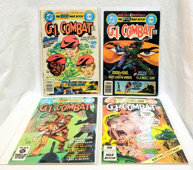 1983 G.I. Combat #263 264 266 267 4x Lot DC Comics Joe Kubert Haunted Tank~ VF