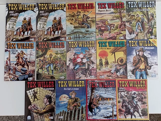 LOTTO FUMETTI 14 FUMETTI TEX WILLER Gianluigi Bonelli