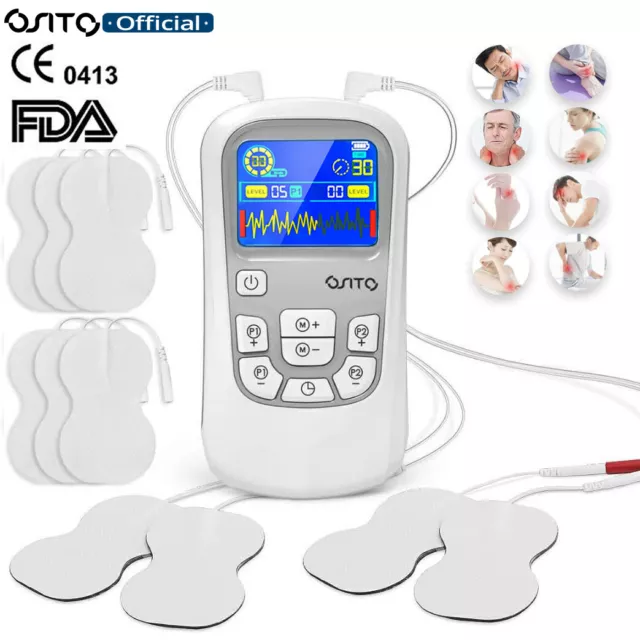 OSITO TENS Unit EMS Machine Electronic Pulse Muscle Stimulator Body Pain Relief