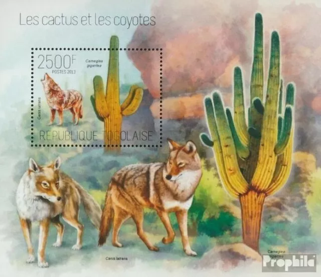 Briefmarken Togo  Mi Block 881 postfrisch Natur