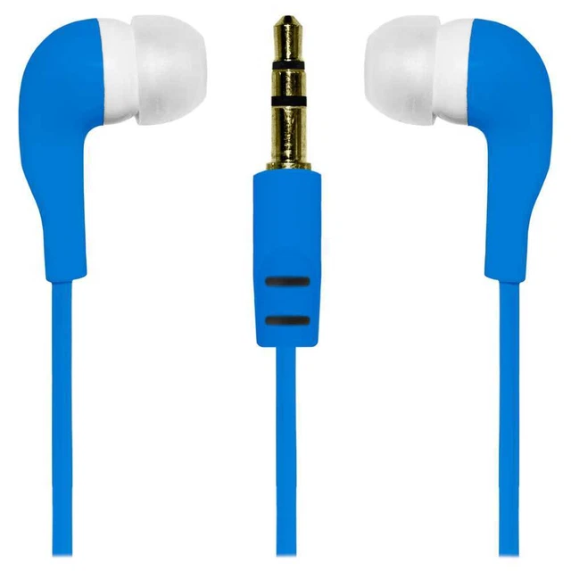 Oreillettes Filaires Jack 3.5 mm Compatible Xiaomi Redmi Note 10 9 8 7 6 Bleu
