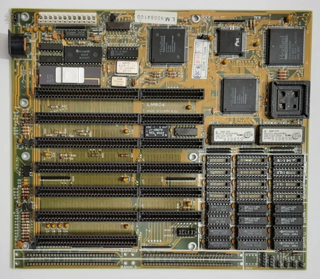 Leadman Electronics LM604 386 ISA Mainboard + AMD Am386SX 16MHz + 512KB RAM