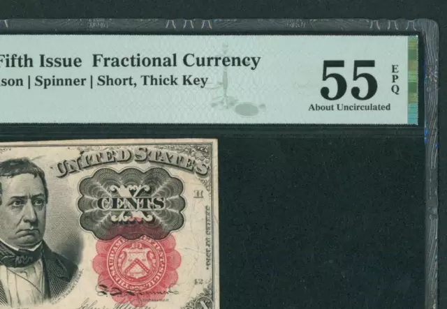 10¢ Fifth Issue Fractional Note ** DAILY CURRENCY AUCTIONS (( PMG - 55 EPQ ))