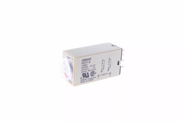 NEW OMRON time timer relay 8pin H3Y-2 H3Y DC12V  5A 2.0min-60min 60min