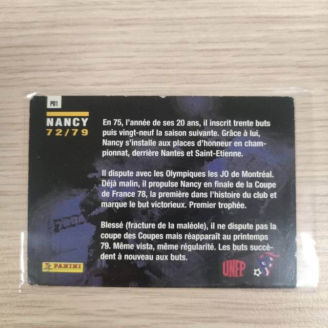 Carte Panini Michel Platini – Équipe De France, 1994, Très Bon état