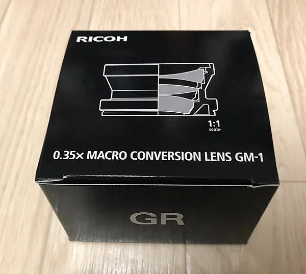 Ricoh Macro Conversion Lens GM-1 x0.35 (30214) for GR from Japan DHL Fast Ship