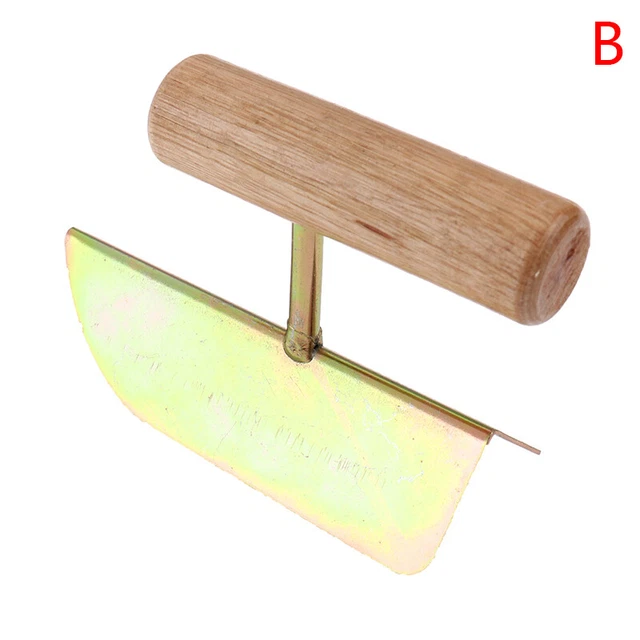 Manico in legno stronzo a secco con pala scaretta per coltello da golf  Pe